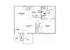 Cathy's Pointe_1 Bedroom Floor Plan
